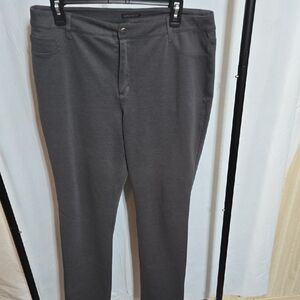 Massini Grey Skinny Stretch Trousers